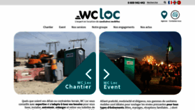 What Wcloc.fr website looked like in 2020 (3 years ago)