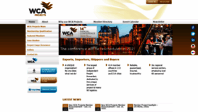 What Wcaprojects.com website looked like in 2020 (3 years ago)