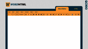 What Wordhtml.com website looked like in 2020 (3 years ago)