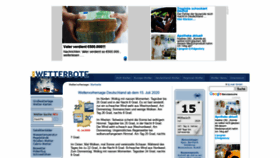 What Wetterspiegel.de website looked like in 2020 (5 years ago)