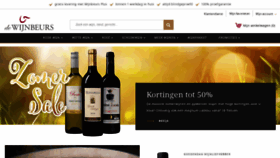 What Wijnbeurs.be website looked like in 2020 (3 years ago)