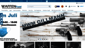 What Waffenfuzzi.de website looked like in 2020 (3 years ago)