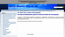What Womo-world.de website looked like in 2020 (3 years ago)