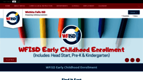 What Wfisd.net website looked like in 2020 (3 years ago)