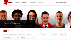 What Werkenbijdekamarkt.nl website looked like in 2020 (3 years ago)