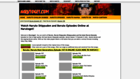 What Ww3.narutoget.io website looked like in 2020 (3 years ago)