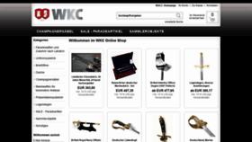 What Wkc-shop.de website looked like in 2020 (3 years ago)