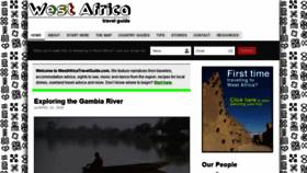 What Westafricatravelguide.com website looked like in 2020 (3 years ago)