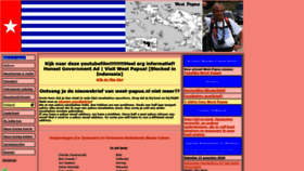 What West-papua.nl website looked like in 2020 (3 years ago)