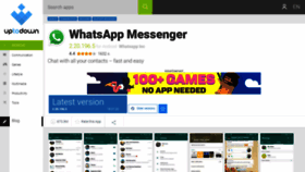What Whatsapp-messenger.en.uptodown.com website looked like in 2020 (3 years ago)