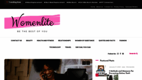 What Womenlite.com website looked like in 2020 (3 years ago)