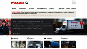 What Wolseleyinc.com website looked like in 2020 (3 years ago)