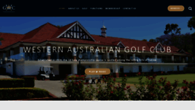 What Wagolfclub.com.au website looked like in 2020 (3 years ago)