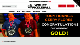What Wolfepickleball.com website looked like in 2020 (3 years ago)