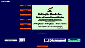 What Writingforresults.net website looked like in 2020 (3 years ago)