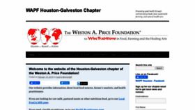What Wapf-houston.org website looked like in 2020 (3 years ago)