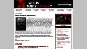What Whoismartyrathbun.com website looked like in 2020 (3 years ago)