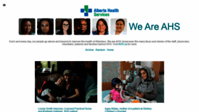 What Weareahs.ca website looked like in 2020 (3 years ago)