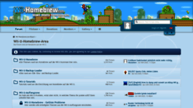 What Wiiu-homebrew.com website looked like in 2020 (3 years ago)