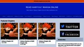 What Ww1.readhaikyuu.com website looked like in 2020 (3 years ago)