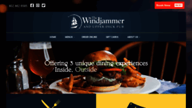 What Windjammerrestaurant.com website looked like in 2020 (3 years ago)