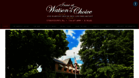 What Watsonschoice.com website looked like in 2020 (3 years ago)