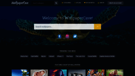 What Wallpapercave.com website looked like in 2020 (3 years ago)