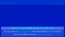 What Webdesign96.com website looked like in 2020 (3 years ago)