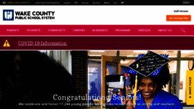 What Wcpss.net website looked like in 2020 (3 years ago)