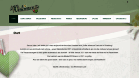 What Weckmann-zelt.de website looked like in 2020 (5 years ago)