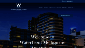 What Waterfrontmelbourne.com.au website looked like in 2020 (3 years ago)