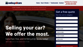 What Webuyallcarsinnj.com website looked like in 2020 (3 years ago)