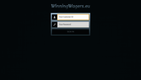 What Winningwagers.eu website looked like in 2020 (3 years ago)