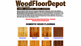 What Woodfloordepot.net website looked like in 2020 (3 years ago)