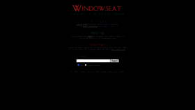 What Windowseat.org website looked like in 2020 (3 years ago)