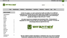What Whybuyitnew.com.au website looked like in 2020 (3 years ago)