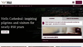 What Wellscathedral.org.uk website looked like in 2020 (3 years ago)