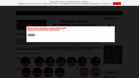 What Winoikieliszki.pl website looked like in 2020 (3 years ago)