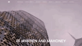 What Warrenandmahoney.com website looked like in 2020 (3 years ago)