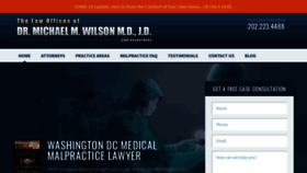 What Wilsonlaw.com website looked like in 2020 (3 years ago)
