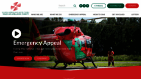 What Walesairambulance.com website looked like in 2020 (3 years ago)