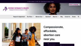 What Wholewomanshealth.com website looked like in 2020 (3 years ago)