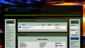 What Whisperwillow.com website looked like in 2020 (3 years ago)