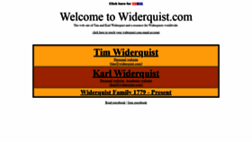 What Widerquist.com website looked like in 2020 (3 years ago)