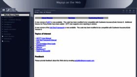 What Waysysweb.com website looked like in 2020 (3 years ago)