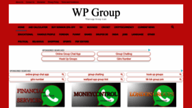 What Wpgroup.in website looked like in 2020 (3 years ago)