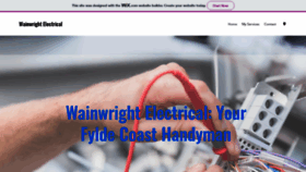 What Wainwright-electrical.co.uk website looked like in 2020 (3 years ago)