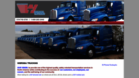 What Wiersmatrucking.com website looked like in 2020 (3 years ago)