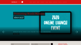 What Worldwidemission.org website looked like in 2020 (3 years ago)