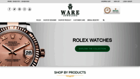 What Warejewelers.com website looked like in 2020 (3 years ago)